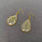 Lepidium Apetalum Dried Flowers Drop Dangle Earrings - PDF