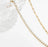 Paperclip Tennis Chain Split Necklace