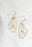Skeleton Wing Earrings | Matte Gold | Wings and Whimsy
