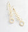 Bubble Dangle Earrings - Gold