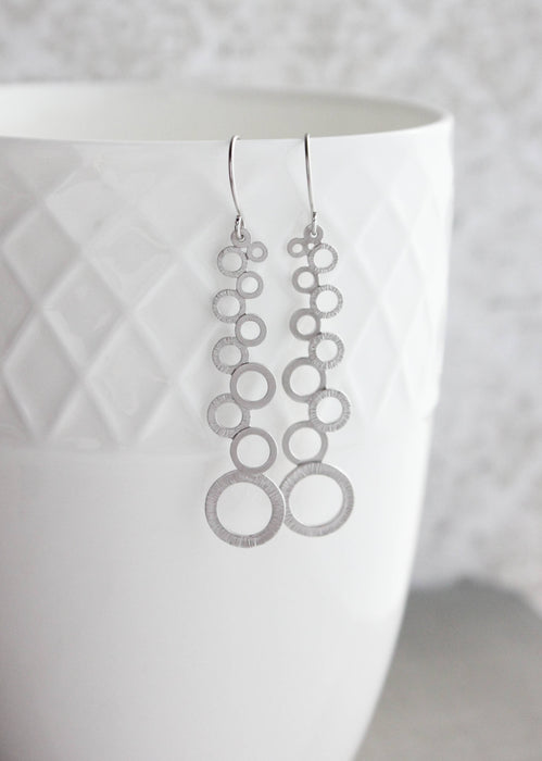 Bubble Dangle Earrings - Gold