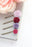 Floral Bobby Pins - Purple and Maroon Roses