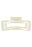 Pearlescent Glossed Clear Block Hair Claw