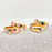 "Fuck You" Colored Enamel 18K Gold Plated Ring - FGS