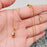 Oval Zircon 18K Gold Plated Stainless Steel Necklace - FGS
