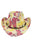 Floral Print Raffia Straw Cowboy Hat