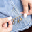 18K Gold Stainless Steel Charm Holder Brooch