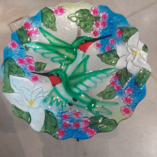 Bird Bath H'bird Bouquets 18"