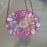 Bird Bath Hanging 10" Pink