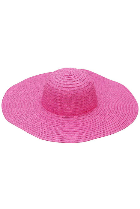 Thin Light-Weight Floppy Straw Beach Sun Hat