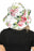 Flower Design Bucket Style Big Brim Both-Side Sun Hat