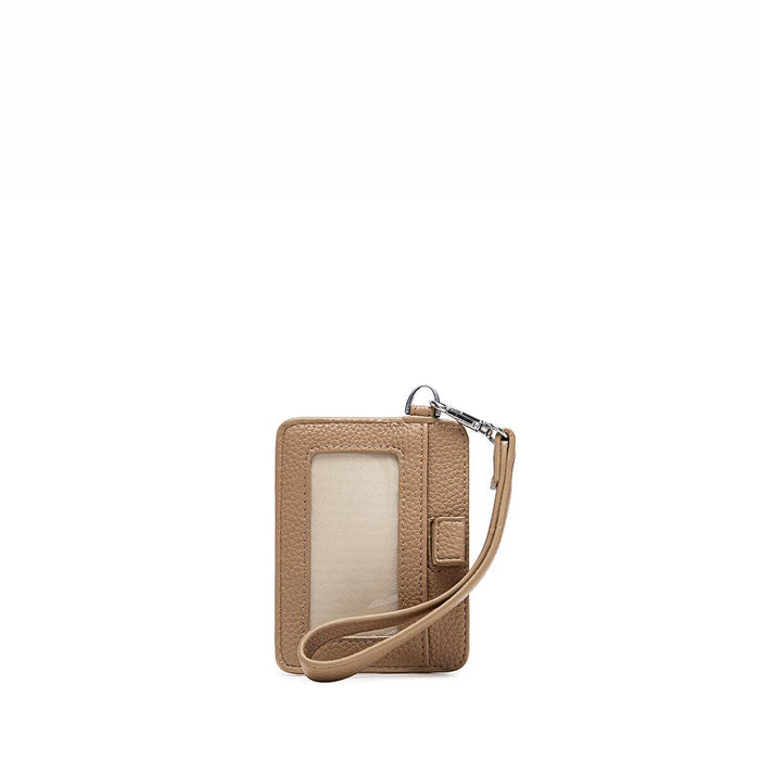 Kit - Recycled Vegan Card Wristlet - Latte Pebbled