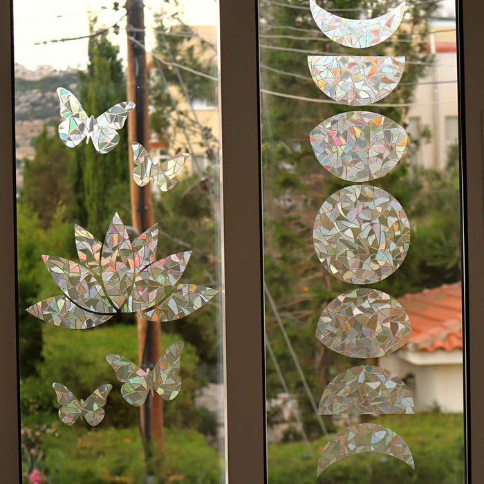 Moon Phase Suncatcher Window Cling Sticker - Decor