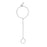18K Gold PVD Stainless Steel Hammered Oval Hand Chain