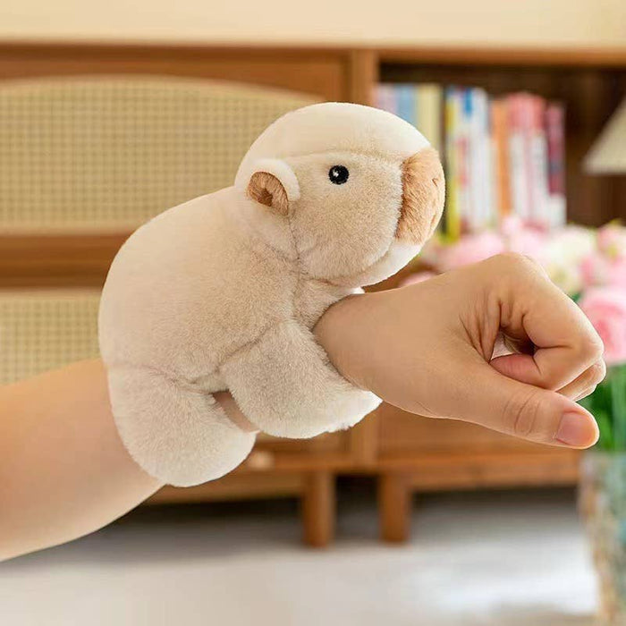 8" Capybara/Monkey Plush Bracelet/Wristband