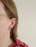 Candy Cane Studs | Polymer Clay Earrings 