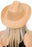 Plain Faux Felt Cowboy Wide Brim Hat