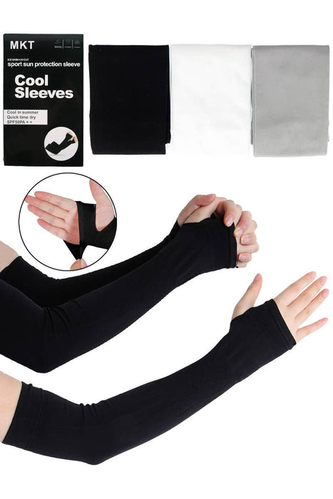 UV Cooling Arm Sleeves with Thumb Holes