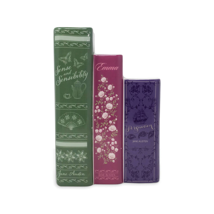 Triple Book Vase, Jane Austen