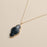 Iridescent Cloud-Shaped Pendant Necklace