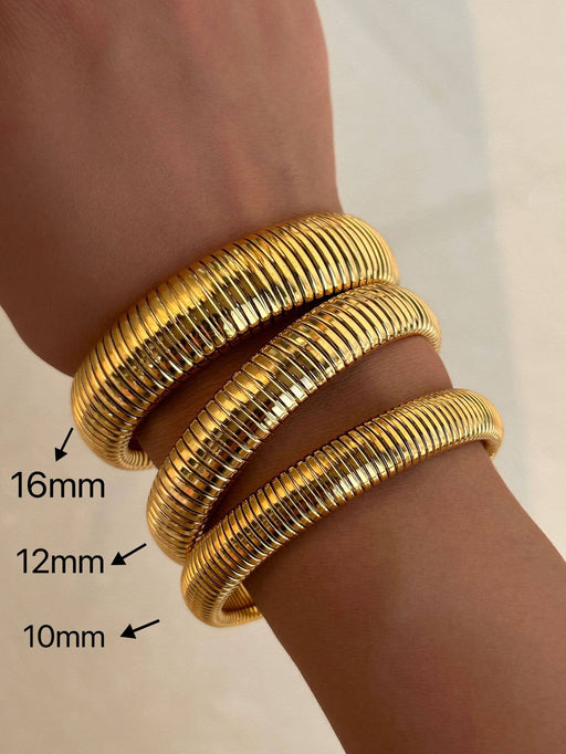 18K Gold Plated Bangle Bracelet