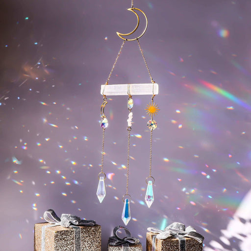 Selenite Suncatcher - Crystal Window Decor Gift
