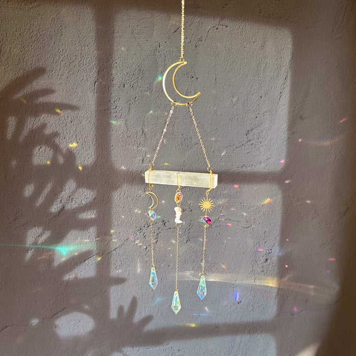 Selenite Suncatcher - Crystal Window Decor Gift