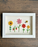 Framed Flower Garden 3D Art, Paper Quilling Flowers Wall Art