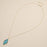 Iridescent Cloud-Shaped Pendant Necklace