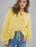 V-neck front tie Cardigan