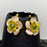 18K Gold Plated Stainless Steel Flower Post Earrings - FGS