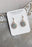 Aqua Glass Earrings | Sparkling Oval Drops