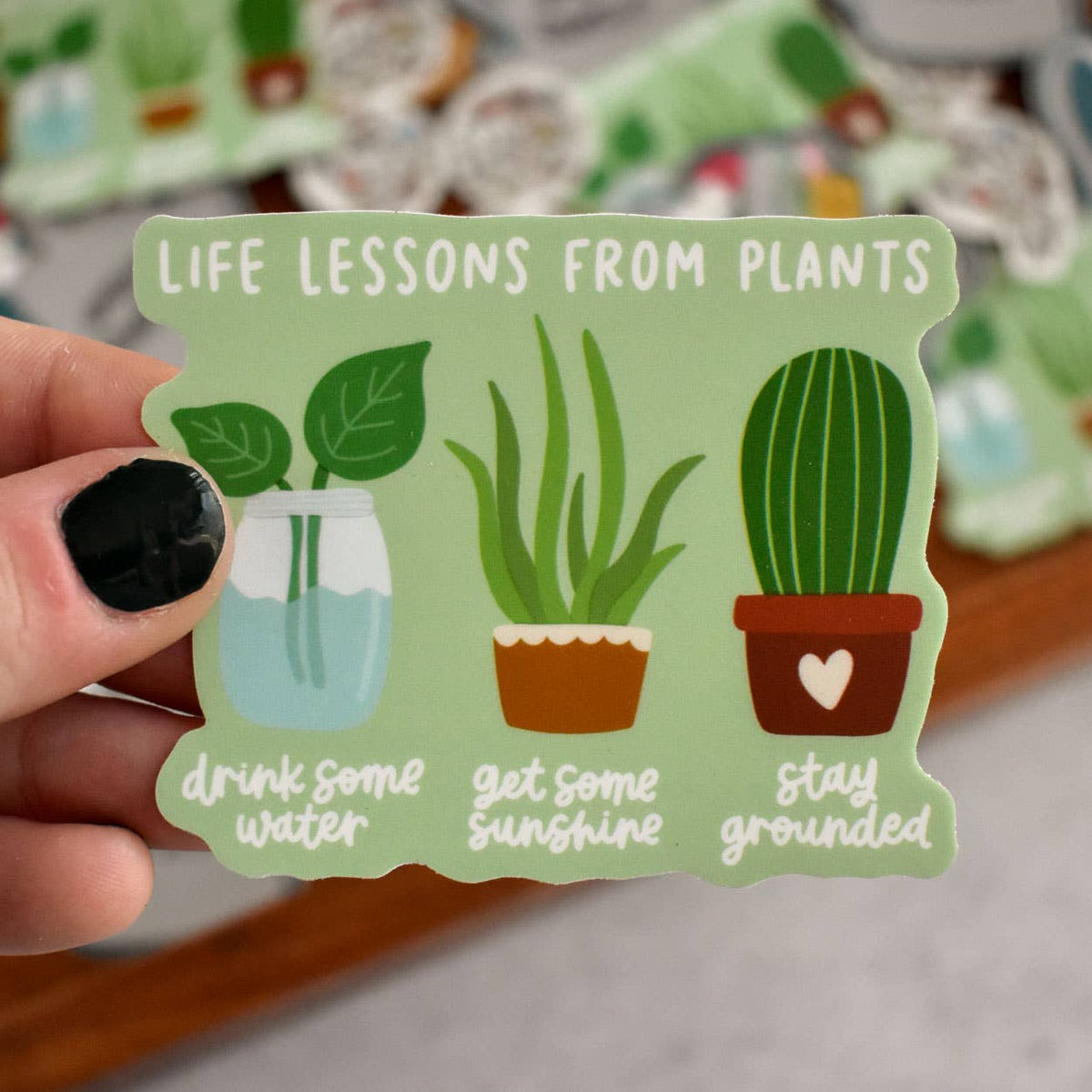 Life Lessons From Plants Sticker — Dutch Growers Regina