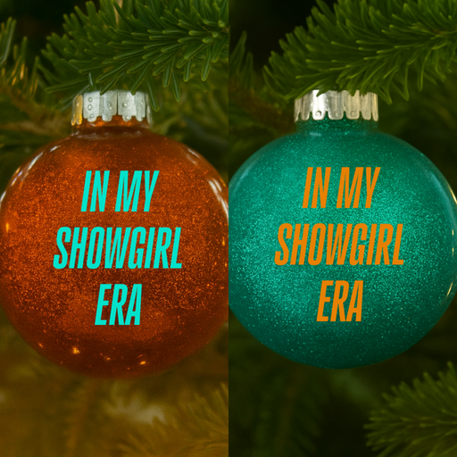 Showgirl Era Glitter Ornament | Plastic | Glitter | Taylor