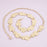 Textured Flower Link Chain Belt