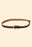 Circle Buckle Leather Belt