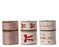 Ribbon Pink/Gold - White Red Bow - Merry & Bright Wide & Narrow