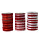 Ribbon Red 2 Tone - Red/Pink - Red/White Wide & Narrow