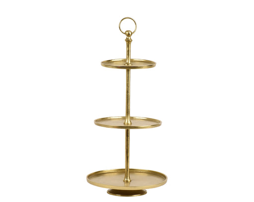 Serving Tray Gold 3 Tiered