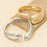 Contrasting Open Hinged Cuff Bracelet