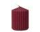 Candle Pillar Paraffin Burgundy 8cm x 6 cm