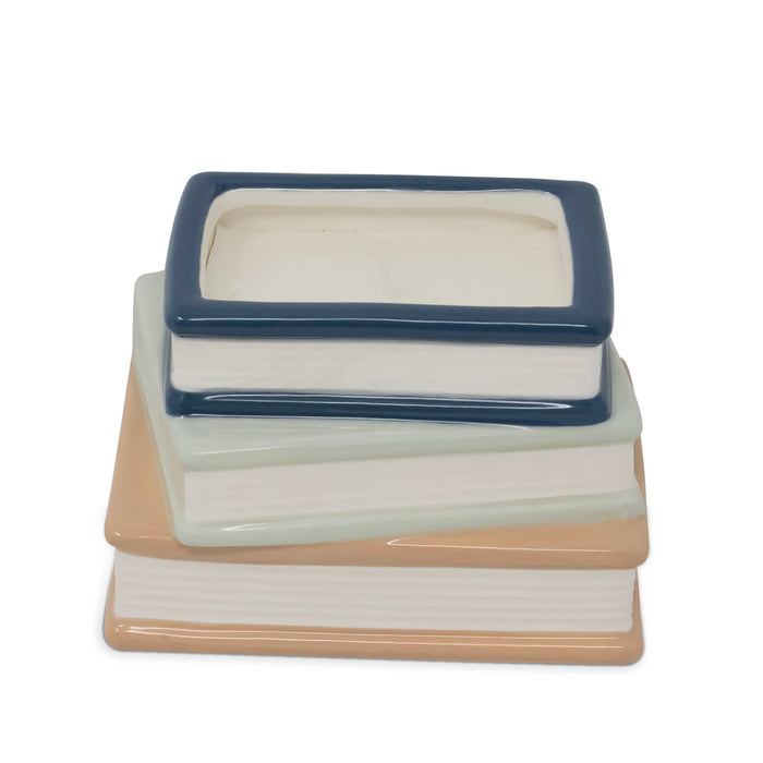 Stacked Books Candle, Ladies of Literature
