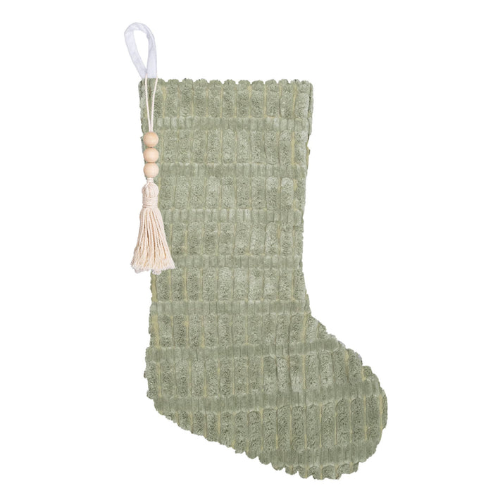 New Textured Festive Christmas Stocking