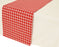 Tablerunner Red/White Check