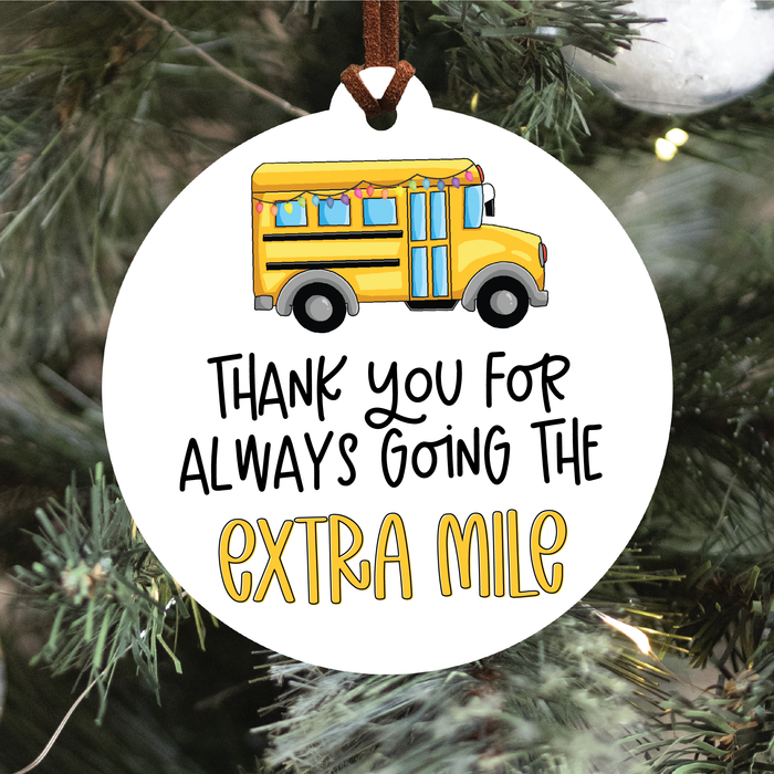 Bus Driver Christmas Ornament