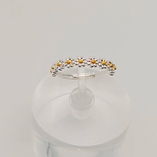 Mio Queena - Women's Daisy Flower Ring: Opening adjustable