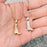 WJ - Western cowgirl Boots Charm Pendant Necklace