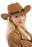 Buffalo Skull Belt Tycoon Retro Faux Wool Felt Cowboy Hat