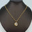 Sun Moon Round Stainless Steel Pendant Necklace - FGS/MS
