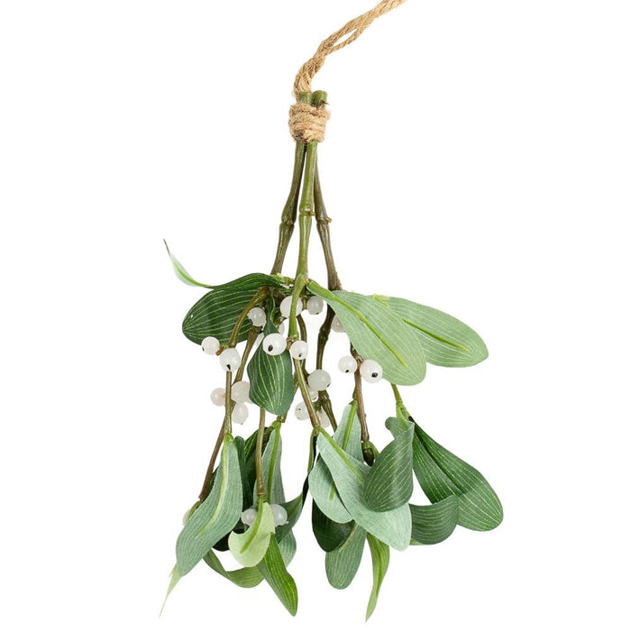 8" Hanging Artificial Mistletoe